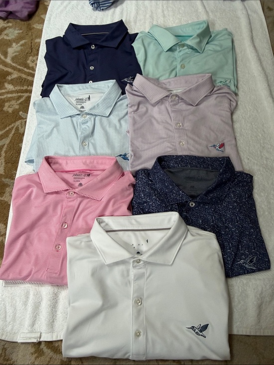 johnnie-O Other - Lot of 7 Johnnie-O Men's XL Performance Polo Shirt - Short Sleeve